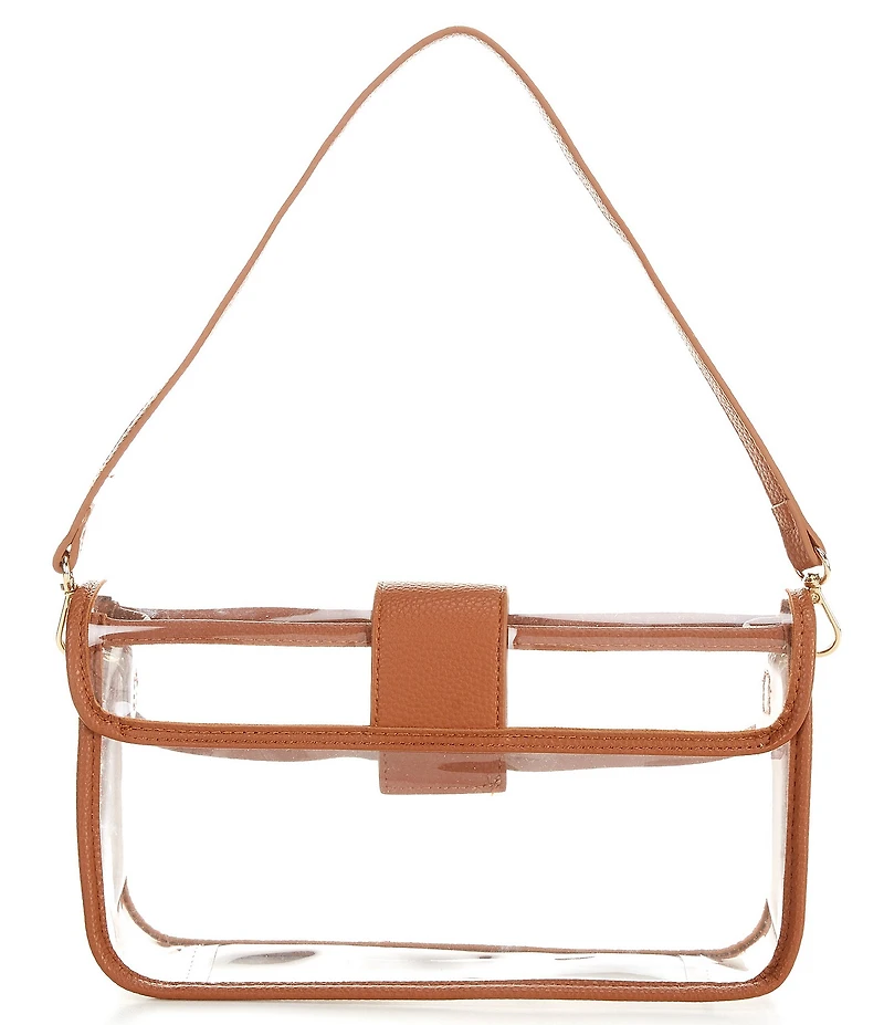 Anna & Ava Clear East West Flat Crossbody Bag