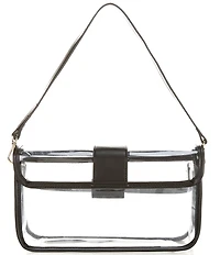 Anna & Ava Clear East West Flat Crossbody Bag
