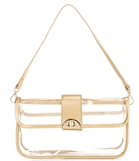 Anna & Ava Clear East West Flat Crossbody Bag