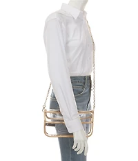 Anna & Ava Clear East West Flat Crossbody Bag