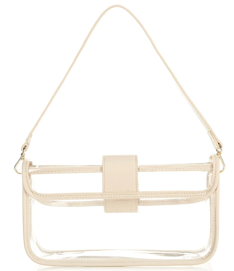 Anna & Ava Clear East West Flat Crossbody Bag