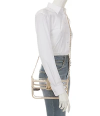 Anna & Ava Clear East West Flat Crossbody Bag