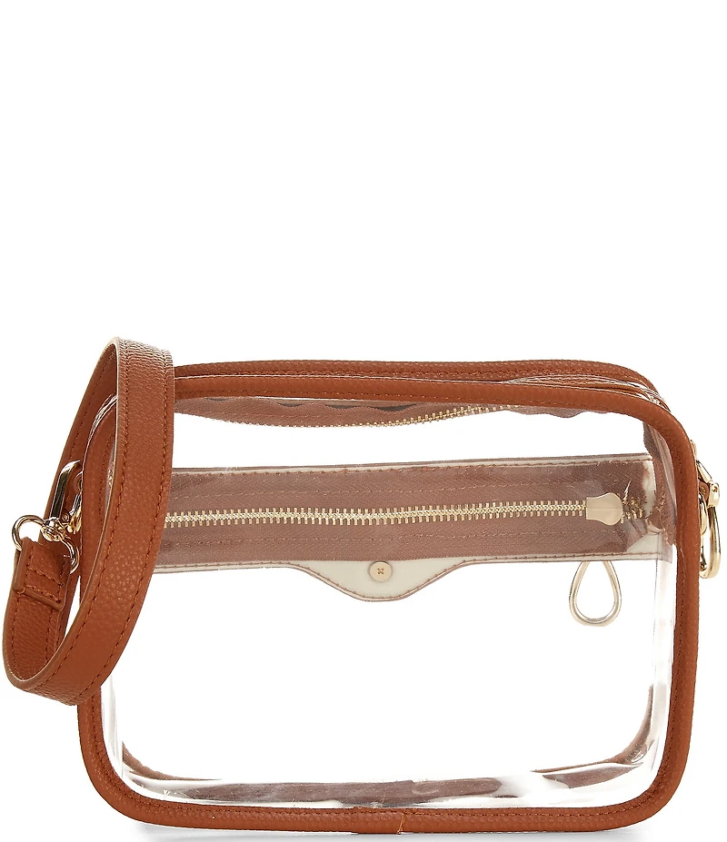 Anna & Ava Clear Top Zip Crossbody Bag