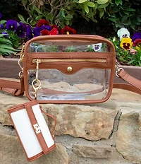 Anna & Ava Clear Top Zip Crossbody Bag