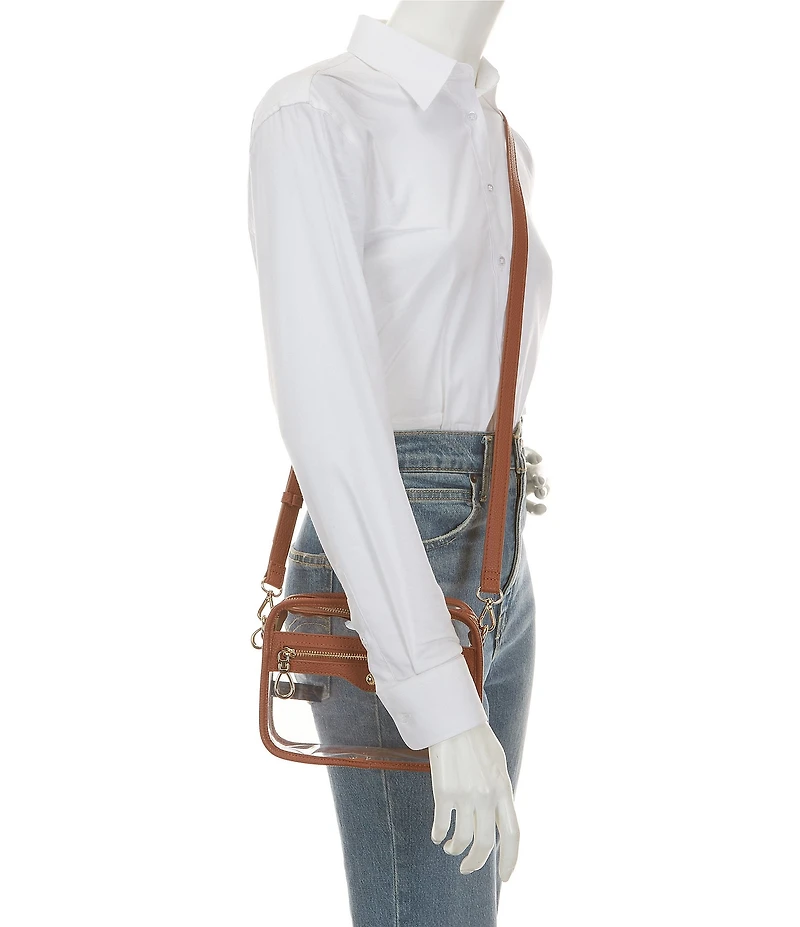 Anna & Ava Clear Top Zip Crossbody Bag