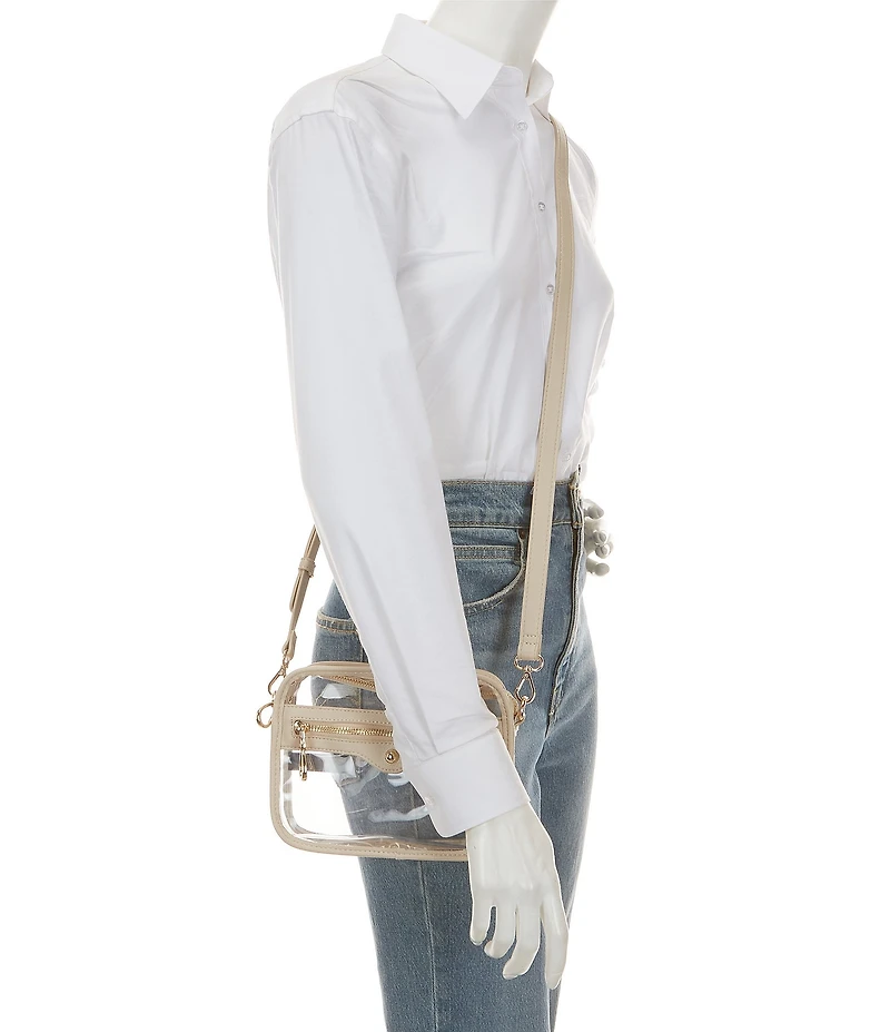 Anna & Ava Clear Top Zip Crossbody Bag