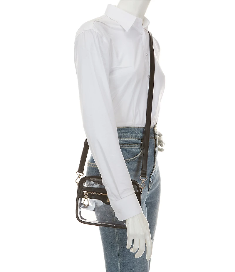 Anna & Ava Clear Top Zip Crossbody Bag