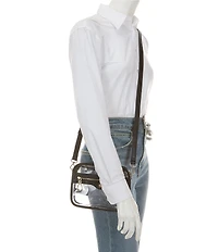 Anna & Ava Clear Top Zip Crossbody Bag