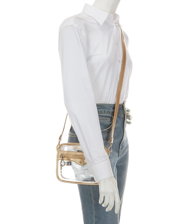 Anna & Ava Clear Top Zip Crossbody Bag