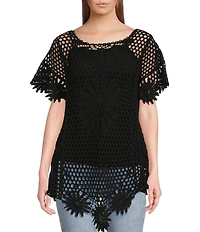 Anna & Ava Crochet Sleeveless Tunic