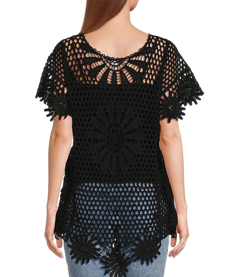 Anna & Ava Crochet Sleeveless Tunic