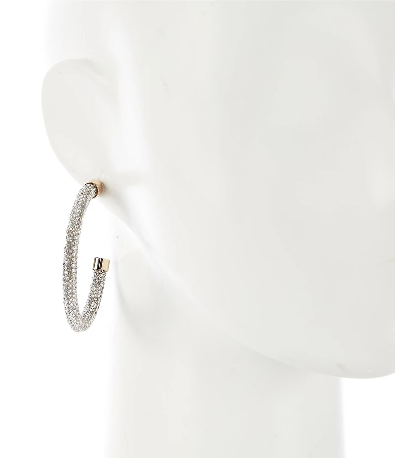 Anna & Ava Crystal Hoop Earrings
