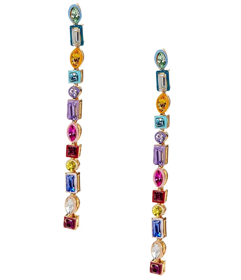 Anna & Ava Delicate Multi Stone Linear Earrings