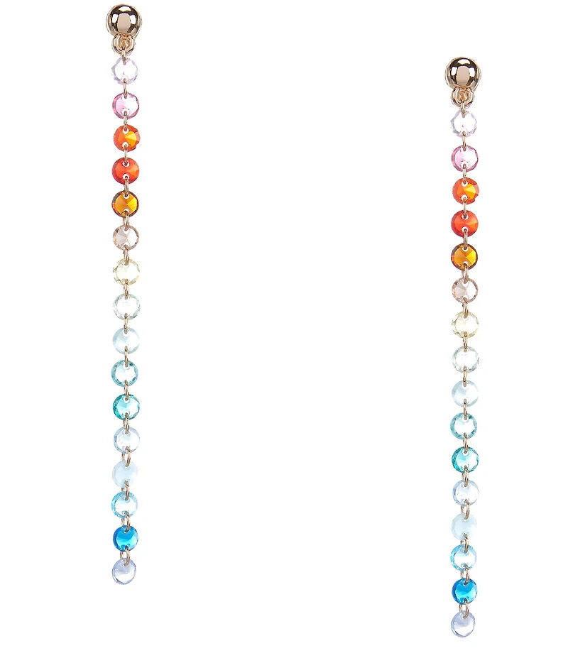 Anna & Ava Delicate Multi Stone Linear Earrings