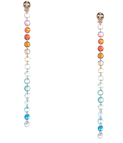 Anna & Ava Delicate Multi Stone Linear Earrings