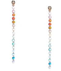 Anna & Ava Delicate Multi Stone Linear Earrings