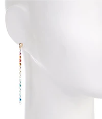 Anna & Ava Delicate Multi Stone Linear Earrings