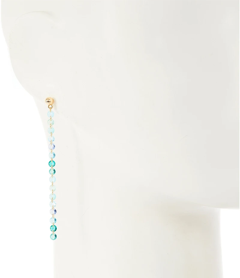 Anna & Ava Delicate Stone Linear Earrings