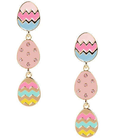 Anna & Ava Easter Egg Linear Earrings