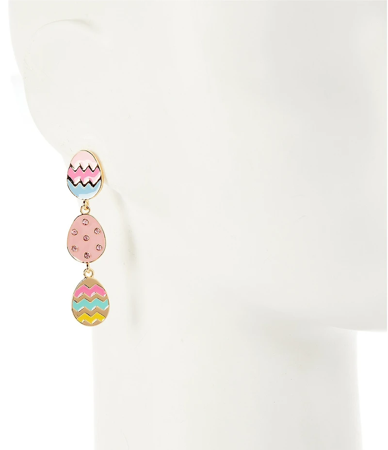 Anna & Ava Easter Egg Linear Earrings