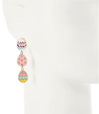 Anna & Ava Easter Egg Linear Earrings