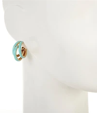 Anna & Ava Enamel Triple Hoop Earrings