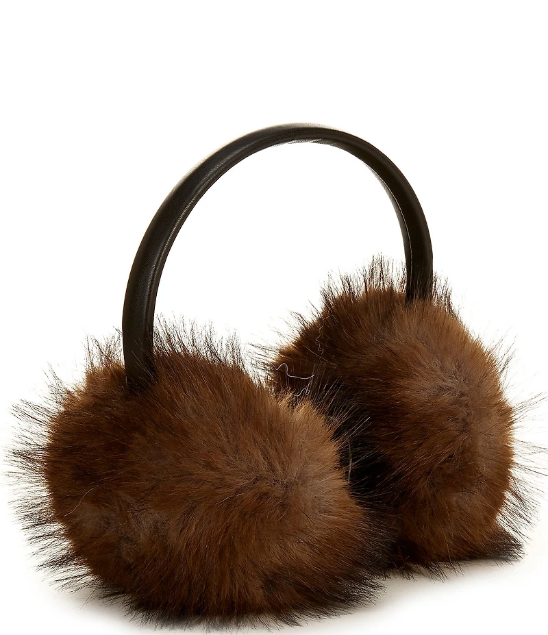 Anna & Ava Faux Fur Leather Earmuffs