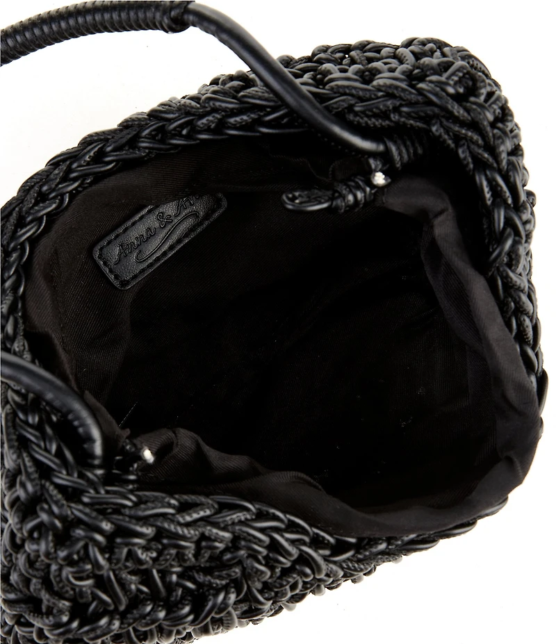 Anna & Ava Felicity Mini Woven Hobo Shoulder Bag