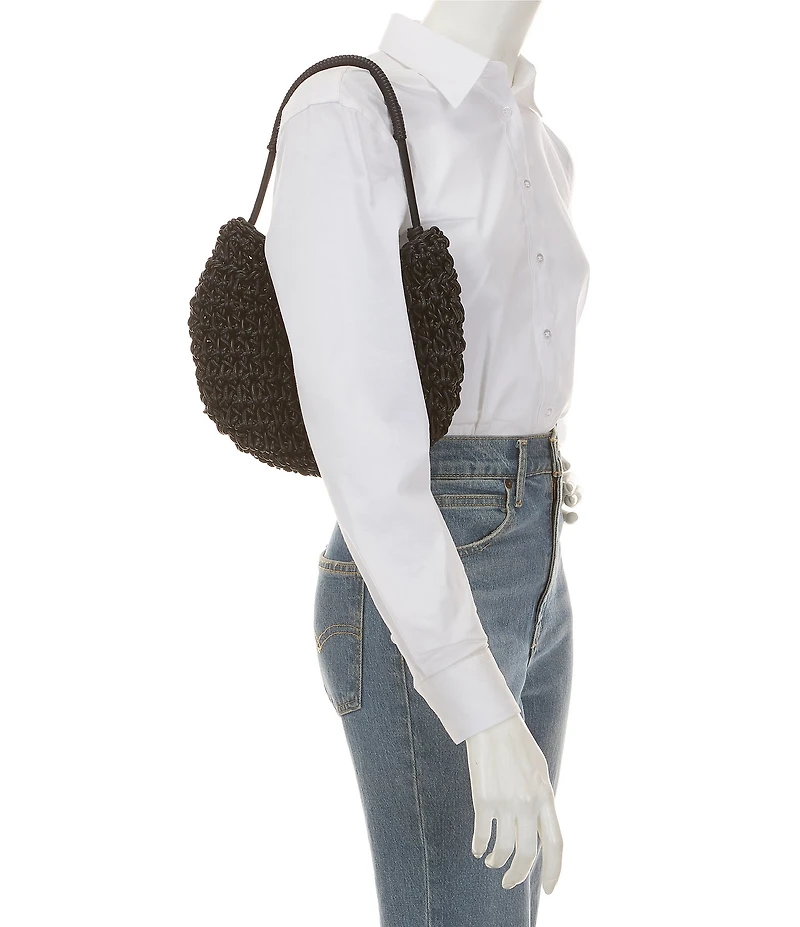 Anna & Ava Felicity Mini Woven Hobo Shoulder Bag