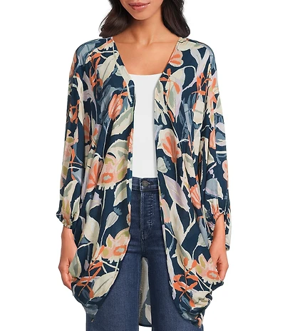 Anna & Ava Floral Kimono