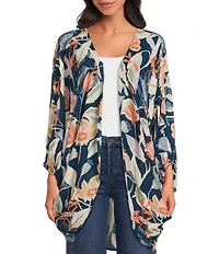 Anna & Ava Floral Kimono