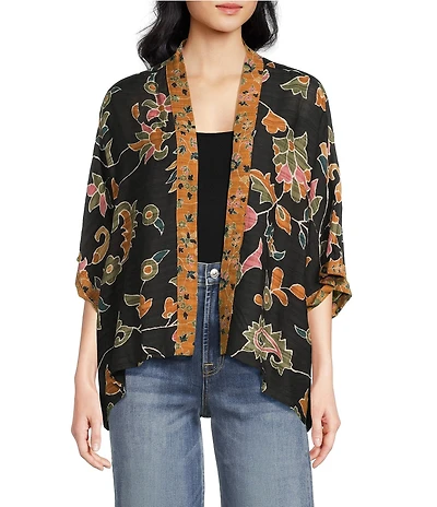 Anna & Ava Floral Kimono