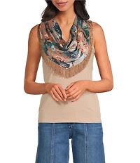 Anna & Ava Floral Triangle Print Scarf