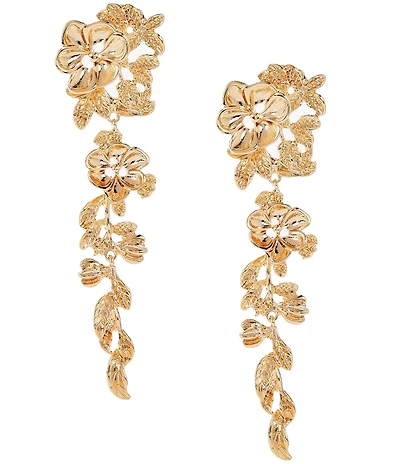 Anna & Ava Flower Cascade Statement Drop Earrings