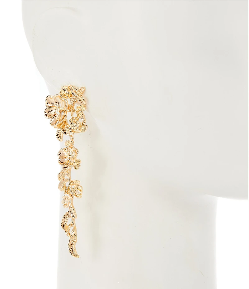 Anna & Ava Flower Cascade Statement Drop Earrings