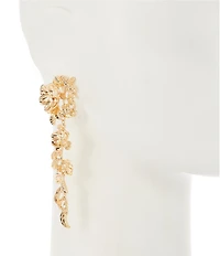 Anna & Ava Flower Cascade Statement Drop Earrings