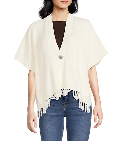 Anna & Ava Fringe Kimono