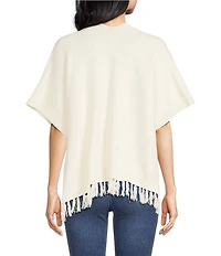 Anna & Ava Fringe Kimono