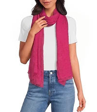 Anna & Ava Gauze Self Fringe Scarf Wrap