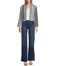 Anna & Ava Geometric Quilted Kimono
