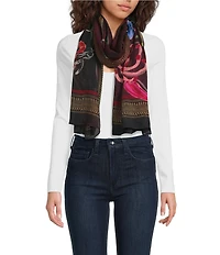 Anna & Ava Graphic Floral Scarf
