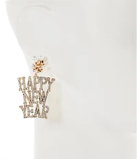Anna & Ava Happy New Year Drop Earrings