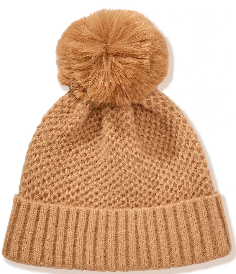 Anna & Ava Honeycomb Knit Beanie