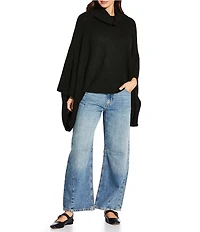 Anna & Ava Knit Turtleneck Sweater Poncho