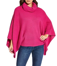 Anna & Ava Knit Turtleneck Sweater Poncho