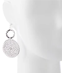Anna & Ava Lauren Disk Orbital Drop Earrings