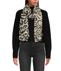 Anna & Ava Leopard Print Scarf Wrap