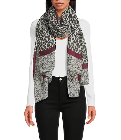 Anna & Ava Leopard Scarf Wrap