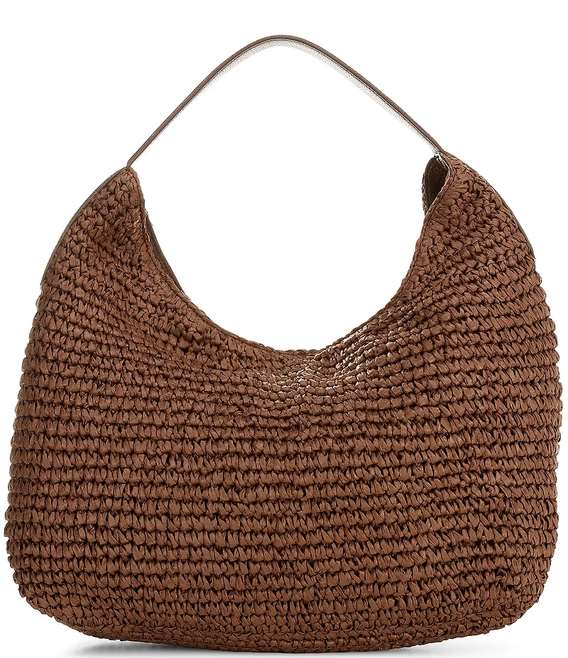 Anna & Ava Lillian Med Straw Hobo Bag