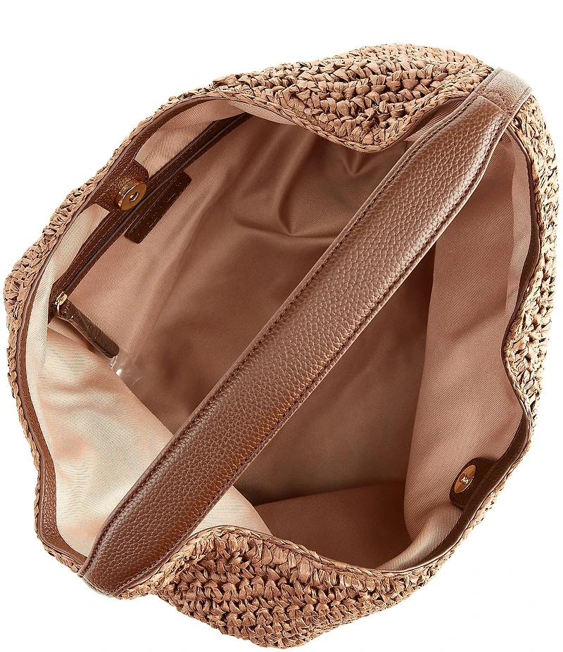 Anna & Ava Lillian Med Straw Hobo Bag
